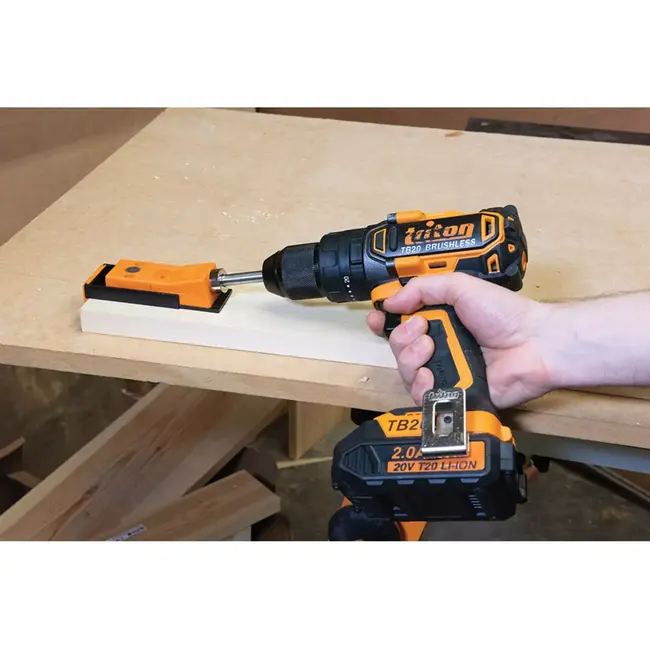 Triton Blinde-gaten boormal - nylon behuizing, geharde stalen boorgeleiding - vanaf 12 mm - startersset voor houtbewerking