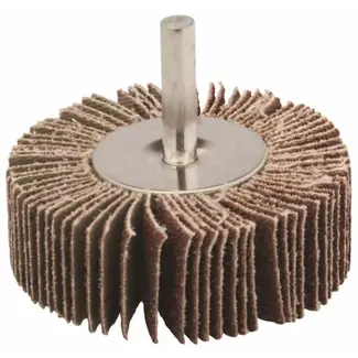 Silverline Slijpmop op schacht - aluminiumoxide - schuren en ontbramen - Ø 60 mm - korrel 80 - voor hout, metaal en kunststof Silverline Slijpmop op schacht - aluminiumoxide - schuren en ontbramen - Ø 60 mm - korrel 80 - voor hout, metaal en kunststof