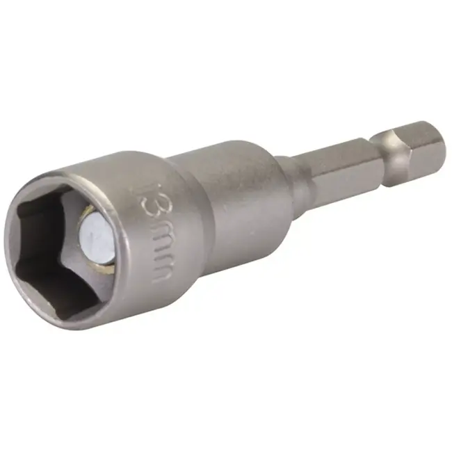 Silverline Magnetische dopsleutel - 13 mm - 65 mm - chroom vanadium staal - vaste grip