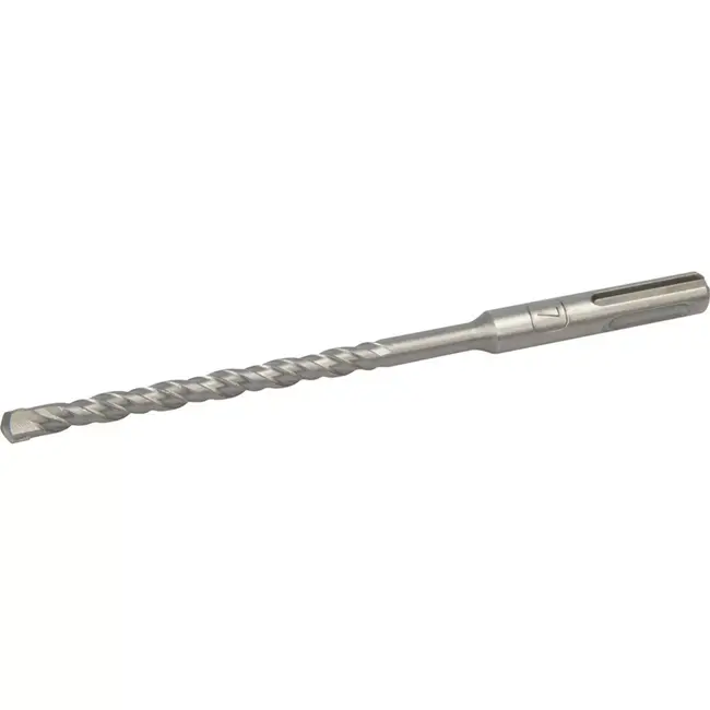 Silverline Betonboor SDS-plus - hardmetaal - 7 x 160 mm - dubbele groef en 2-snijder - grijs - voor beton, metselwerk en steen