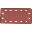Silverline Schuurvellen klittenband aluminiumoxide geperforeerd 115 x 230 mm bruin - korrel 120 - 10 stuks - 1/2-vel schuurmachine