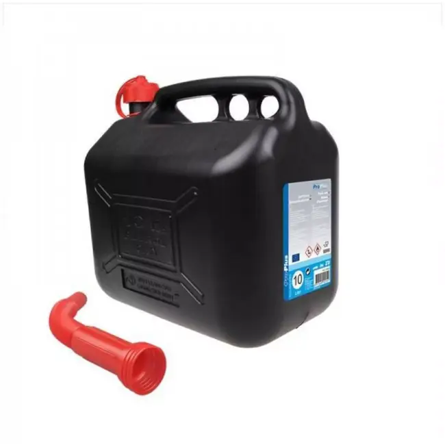 ProPlus Jerrycan - 10 liter - kunststof - zwart - UN-gekeurd