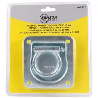 Benson Sjoroog enkel met veer - verzinkt staal - 100 x 95 mm