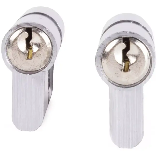 Stahlex Set van 2 gelijksluitende profielcilinders - 60 mm - Inclusief 6 sleutels - Eenvoudige installatie