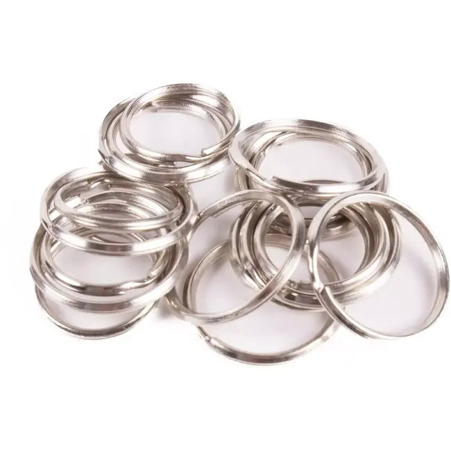 Benson Set sleutelringen - staal - 25 mm & 30 mm - 20 stuks
