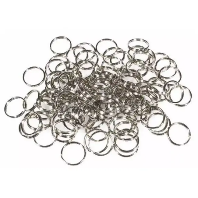 Benson Set sleutelringen - staal - 25 mm & 30 mm - 20 stuks