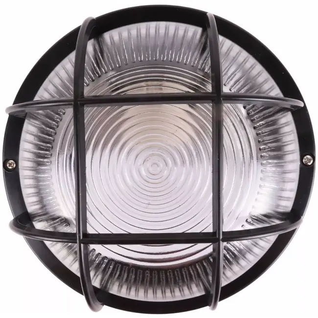 Benson Ronde buitenlamp - waterdicht - zwart - E27 fitting - 18 cm