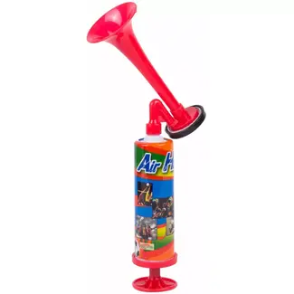 Benson Compacte luchthoornset met handpomp - krachtig geluid - ideaal voor sportevenementen - 32 × 10 × 6 cm