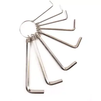 Benson Inbussleutelset - 8-delig - 1.5 t/m 6.0 mm - Met handige sleutelring