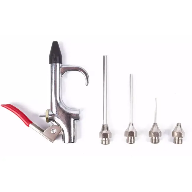 Hofftech Luchtpistool set - 5 delig - hoge druk - veelzijdige mondstukken - duurzaam ontwerp