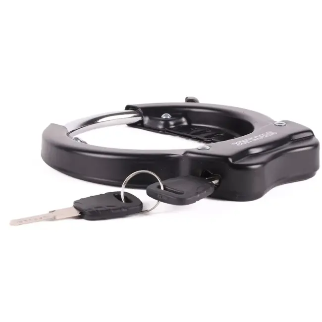 Stahlex Zwart ringslot - Weerbestendig - Inclusief montageset en 2 sleutels - Beveiliging categorie B