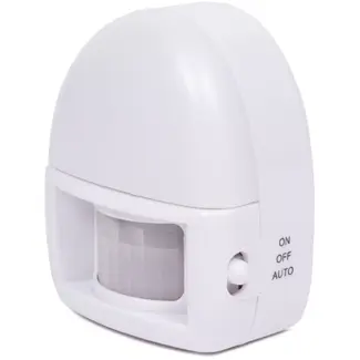 Benson 2-in-1 nachtlampje met sensor en zaklampfunctie - batterijgevoed - compact formaat - helder wit licht - 5m bereik