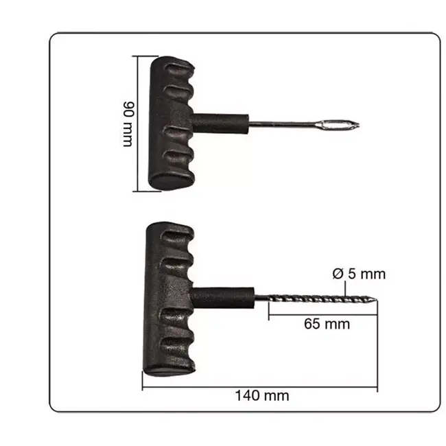 Benson 28-delige bandenreparatieset - auto, motor, scooter - met meeneemkoffer