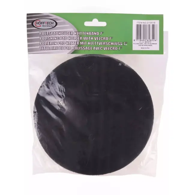 Hofftech Steunschijf Hard - Ø 180 mm - M14 Aansluiting - Klittenbandbevestiging - Duurzaam