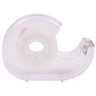 Benson Plakbandhouder met transparant plakband - 18 mm x 20 meter - sterk klevend - duurzaam plastic
