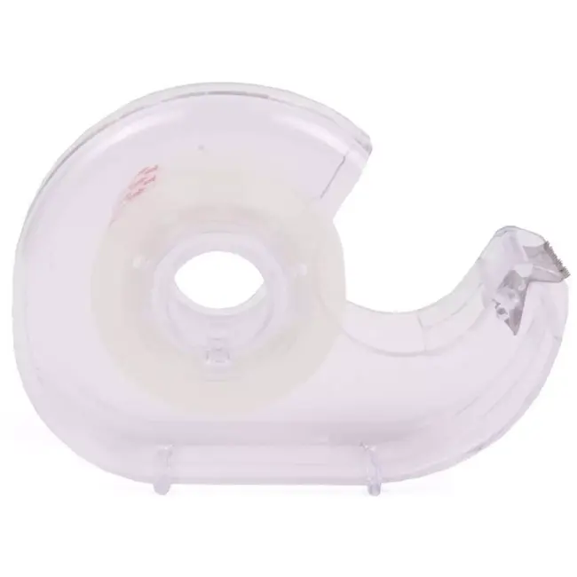 Benson Plakbandhouder met transparant plakband - 18 mm x 20 meter - sterk klevend - duurzaam plastic