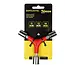 Benson Dopsleutel 3-weg - 8/9/10 mm - Comfortabel handvat - Rood