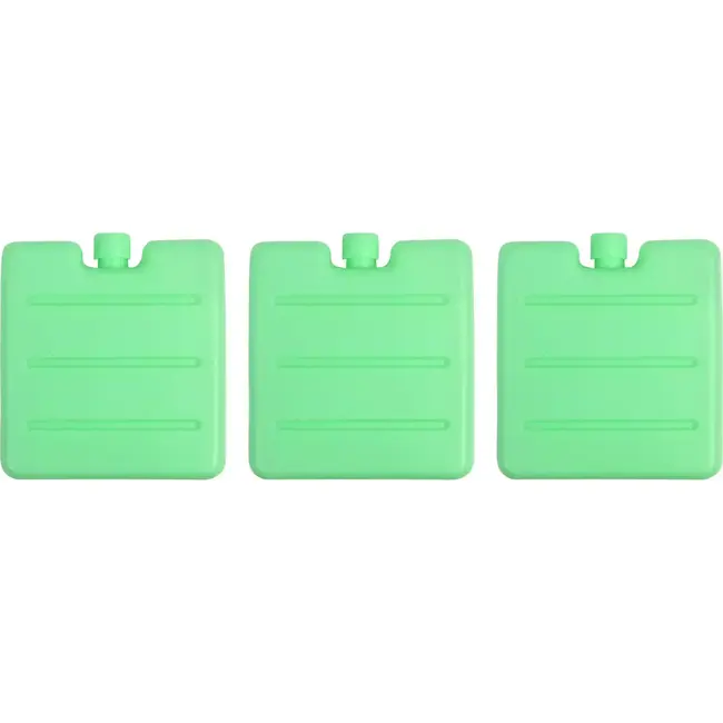 Benson Compacte koelelementen set - 3 stuks - 8x8x1,5 cm - mintgroen