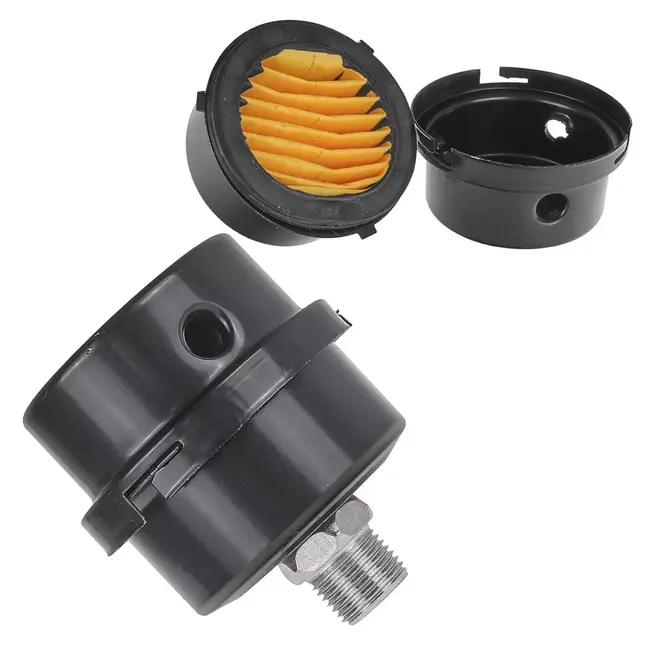 GEKO Duurzame compressor luchtfilter 3/8" 16 mm met metalen schroefaansluiting