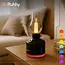 Ruhhy Retro luchtbevochtiger met nachtlamp en 14 LED-kleuren – stil, veilig en oplaadbaar