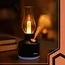 Ruhhy Retro luchtbevochtiger met nachtlamp en 14 LED-kleuren – stil, veilig en oplaadbaar