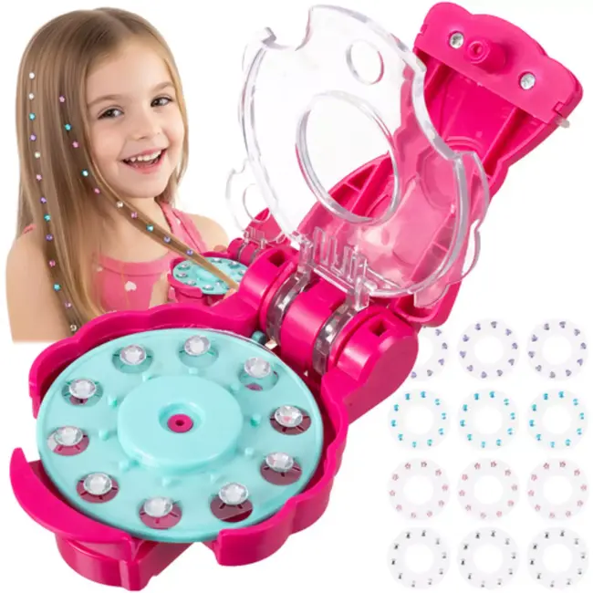 Ruhhy Decoratiemachine met 180 kristallen – snelle en veilige styling voor haar en kleding