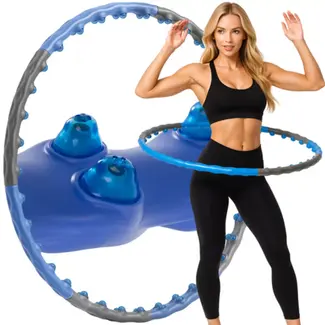 Trizand Fitness hula hoop 110 cm – 48 magnetische noppen en 1,5 kg voor effectieve training