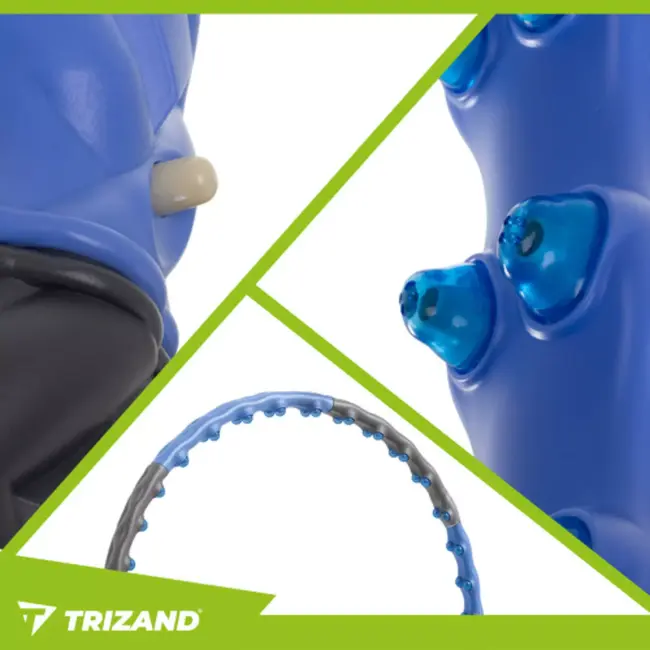 Trizand fitness hula hoop 110 cm – 48 magnetische noppen en 1,5 kg voor effectieve training