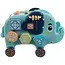 Kruzzel Educatieve interactieve olifant – Montessori speelgoed met hamer, vormen en tandwielen – vanaf 18 maanden