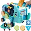 Kruzzel Educatieve interactieve olifant – Montessori speelgoed met hamer, vormen en tandwielen – vanaf 18 maanden