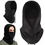 Trizand zwarte muts en sjaal set – warme uniseks winterset van zacht polyester
