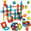 Ruhhy Educatieve magnetische bouwset met knikkerbaan voor creatief speelplezier – 96 onderdelen