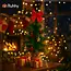 Ruhhy Compacte kunstkerstboom met hartjes, sterren en jute voet – direct klaar voor gebruik  – 45 cm