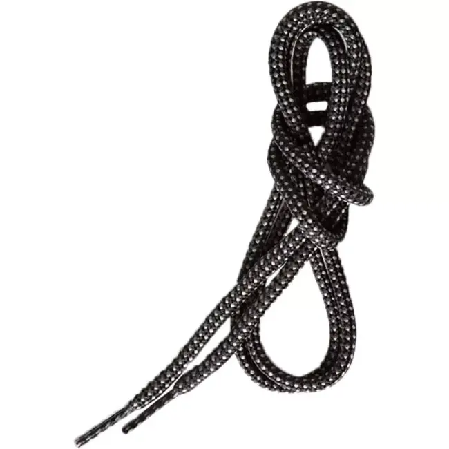 Grisport Zwarte ronde werkveters 140 cm van duurzaam tarpaulin voor stevige werkschoenen - 1 paar