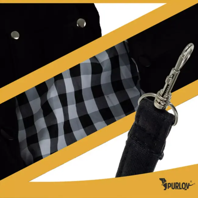 Purlov Draagtas voor huisdieren met brede schouderband en veiligheidslijn – 80x60 cm