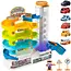 Ruhhy Interactieve speelgoedgarage met spiraallift, 5 niveaus en 6 auto’s – handmatig of elektrisch bedienbaar