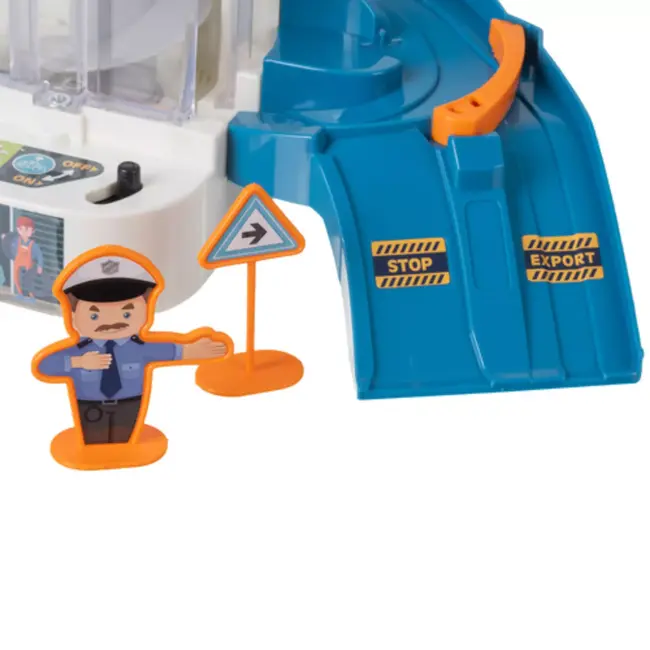 Ruhhy Interactieve speelgoedgarage met spiraallift, 5 niveaus en 6 auto’s – handmatig of elektrisch bedienbaar