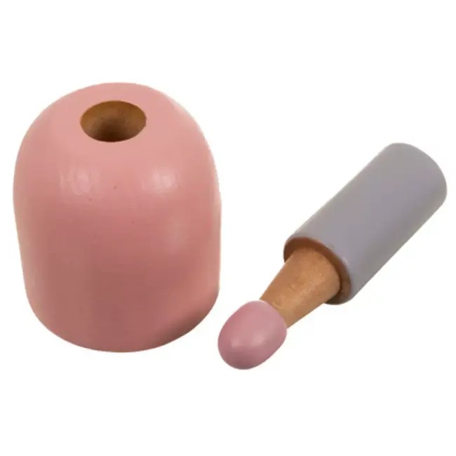 Kruzzel Houten cosmeticaset 17-in-1 – educatief make-up en kappersspeelgoed voor kinderen vanaf 3 jaar