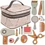 Kruzzel Houten cosmeticaset 17-in-1 – educatief make-up en kappersspeelgoed voor kinderen vanaf 3 jaar
