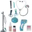 Ruhhy Kinderdoktersset 13-delig – koffer met geluid, licht en accessoires voor rollenspel en educatief plezier