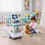 Ruhhy kinderdoktersset 26-delig – medische trolley met ECG, röntgen, licht en geluid voor rollenspel