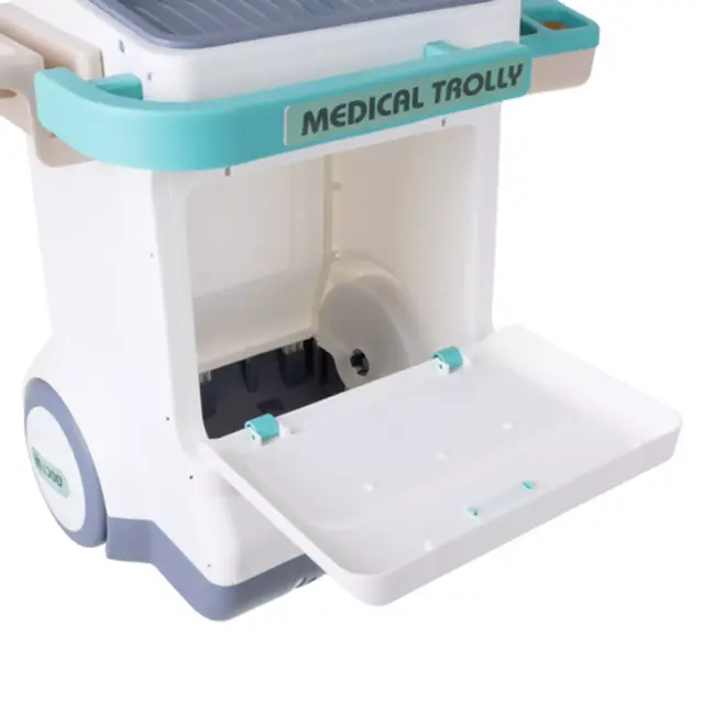 Ruhhy kinderdoktersset 26-delig – medische trolley met ECG, röntgen, licht en geluid voor rollenspel