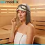 Isomedix vilten saunamuts aviator – natuurlijke hoofd- en haarbescherming voor sauna of wellness
