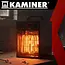 Kaminer elektrische kachel 3000W – ventilatorkachel met thermostaat, IPX4 en koelstand voor binnengebruik