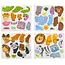 Ruhhy Educatieve magnetische puzzel met Afrikaanse dieren – Montessori speelgoed met 47 magneten en 6 kaarten