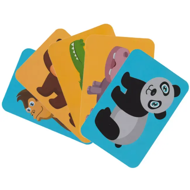 Ruhhy Educatieve magnetische puzzel met Afrikaanse dieren – Montessori speelgoed met 47 magneten en 6 kaarten