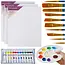 Maaleo schilderset 26-delig – complete acrylverf set met penselen, doeken en palet voor creatieve beginners en kunstenaars