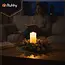 Ruhhy LED-kaars 12,5×5 cm – veilige, rookvrije elektronische kaars met warm wit licht voor decoratie