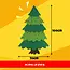 Kruzzel vilten kerstboom 100×70 cm – LED kerstdecoratie met klittenbandversieringen voor kinderen