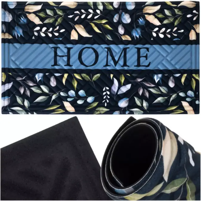 Ruhhy deurmat 75×45 cm – duurzame antislip mat met “HOME”-ontwerp voor binnen en buiten